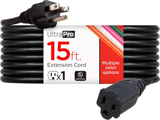 Outdoor 15ft Extension Cord Heavy 