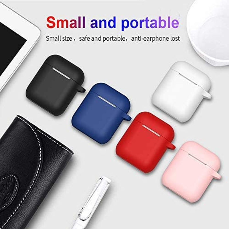 Silicone Case Compatible with Apple Airpods 1&2 Black